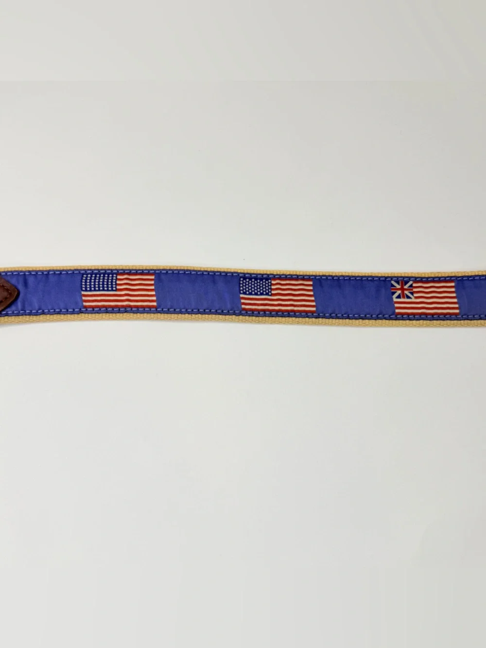 Belted Cow Company Historical American Flags Ribbon Club Belt- 42